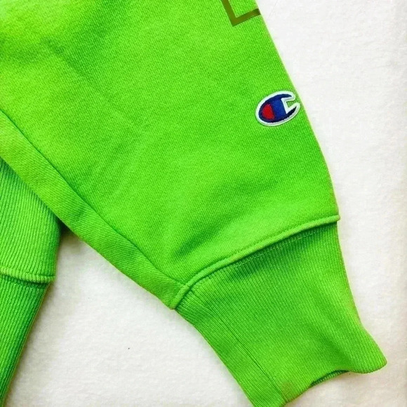 Champion Reverse Weave Heavyweight Embroidered Logo Hoodie Sweatshirt Size S - Picture 7 of 16